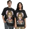 thumbnail image 7 of Men's Britneys Music Spears T-Shirt Washed Vintage Loose Short Sleeve Tee Top 161, 7 of 7