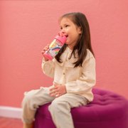 Stephen Joseph, Kids Flip Top Water Bottle, 10oz BPA Free, Unisex Water Bottle, Butterfly