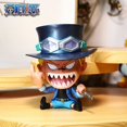 thumbnail image 5 of Figura de anime de One Piece Luffy, Zoro, Sanji, Robin, Nami, Brook, figuras decorativas, Ace, decoración coleccionable, modelo de PVC, juguete para niños, regalo de Navidad, 5 of 5