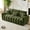 Army Green + Teddy + 3 Seat, variant on 78 Inch Premium Teddy Fabric 3-Seat Sofa with 3 Back Pillows & Cushions, Solid Wood Frame, Oversized Upholstered Couch for Living Room, Bedroom, Apartment & Office,Off White