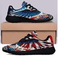 thumbnail image 3 of Patriotic Eagle God Bless America Shoes Sneakers Black Size 11, 3 of 7