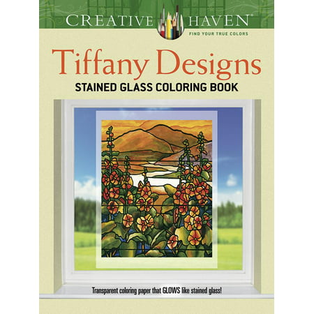 Creative Haven Coloring Books: Creative Haven Tiffany Designs Stained Glass Coloring Book (Paperback)