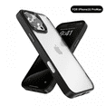 thumbnail image 2 of For IPhone16Pro Transparent Tpu Pc Phone Case, Simple Metal Frame, Apple High Permeability Phone Shell-ZJKDGJKJ, 2 of 3