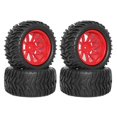 thumbnail image 4 of Rc Tires 1/10 Truck Tires and Wheels Remote Control Tires Red, 4 of 5