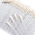 thumbnail image 6 of 50 Pcs Crystal Disposable Lip Brush Applicators MicroBrush Cleaner For Eyelash Extension Mascara Applicator Lipstick Beauty Tool 50pcs SJ-Yellow, 6 of 6
