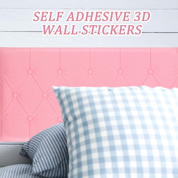 FENGGUIQU Sticker Para De TV En Color Rosa Con 3D Autoadhesivo Para