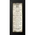 thumbnail image 2 of Kimberly, Allen 7x14 Black Modern Framed Museum Art Print Titled - Family Rules v2, 2 of 5
