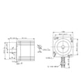 thumbnail image 5 of Nema 34 Stepper Motor 4.5N. M 4.2A 2 Phase 4-lead Stepper Motor For CNC Engraving Milling Machine High Torque, 5 of 6