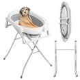 thumbnail image 5 of Dbuoem Dog Bathtub Dog Washing Station,Foldable Pet Bath Tub for Bathing and Grooming,Collapsible Portable Shower Bathtub for Small Dogs Cats Pet,Indoor and Outdoor, 5 of 9