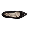 thumbnail image 3 of Ros Hommerson Sadee Women's Pump Slip-on Shoes In Black Suede, 3 of 6