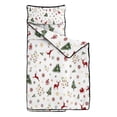 thumbnail image 2 of White Christmas Reindeer Pattern Toddler Nap Mats for Kids Preschool,50"x20" Sleeping Mat Bag or Kids,Toddler Sleeping Bag,Toddler Nap Mat or Daycare, 2 of 6