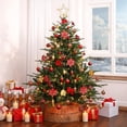 thumbnail image 7 of Lolsea 106ct Christmas Balls Ornaments Set, Colorful Plastic Shatterproof Decorative Baubles for Xmas Tree Decor, Red & Gold, 7 of 7
