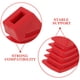 thumbnail image 3 of SHOWERORO 3Ud Piezas De Hardware Para Con Almohadillas Amortiguadoras Rojas Para Rendimiento Estable, 3 of 7