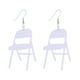 thumbnail image 1 of Pendientes de silla plegable, collar deportivo de silla, pendientes de silla de campaña, pendientes colgantes de oreja, 1 of 3