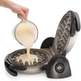 thumbnail image 3 of 03510 Ceramic FlipSide Belgian Waffle Maker, Nonstick, Cool Touch Handles, Black, 3 of 5