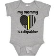 thumbnail image 3 of Inktastic Dispatcher Mom Emergency Gold Line Flag Boys or Girls Baby Bodysuit, 3 of 5