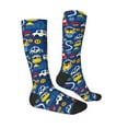 thumbnail image 3 of Picia Women Crew Soft Moisture-wicking Socks Animals Rescue Team Pattern Design Cotton Socks, One Size fit All, 3 of 9