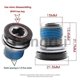 thumbnail image 3 of For M15 Dustproof Bicycle Center Shaft Screw Spline Center Shaft Screw, 3 of 3