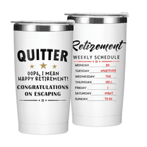 BVIEAKD Retirement Gifts for Women Men, 12 oz Tumbler Insulated Tumblers, Retirement Party Decorations Stainless Steel Tumbler Travel Cup, Coffee Cups for Cold Hot Drinks Retired Gifts