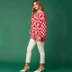 thumbnail image 5 of Suéter de punto suelto con cuello redondo y estampado navideño de nueva moda para otoño e invierno de Europa y Estados Unidos para mujer, 5 of 5