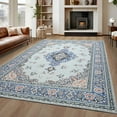 thumbnail image 7 of TWINNIS Area Rug for Living Room Persian Rug Vintage Boho Carpet for Bedroom,Gray/Blue,5'x7', 7 of 7