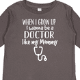 thumbnail image 4 of Inktastic Future Doctor Like Mommy Girls Long Sleeve Toddler T-Shirt, 4 of 5