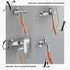 thumbnail image 3 of Kitchen Faucet Extension Spray Hose, 360 Degree Movable Kitchen Faucet Hose Universal Extension Tube with Connection(50cm), 3 of 5