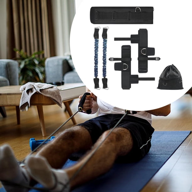 Bandas de resistencia de fuerza de piernas Conjuntos de cuerdas de fútbol Flexibilidad Flexibilidad Flexibilidad Entrenamiento Equipo de entrenamiento Azul