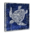 thumbnail image 3 of Stupell Industries Contemporary Rustic Indigo Turtle Canvas Art, 17 x 17, by Paul Brent, 3 of 8