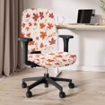 thumbnail image 6 of Chririnla Office Chair Covers Maple Leaf with Breathable Stretch Computer Office Chair Cover for High Back Chair, Set of 2 Computer Chair Seat Cover, 6 of 8