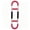 Red, variant on Twister Arm Trainer, Portable Arm Trainer Chest Workout, Multi-Functional Adjustable U-Shaped Exerciser, Gray