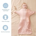 thumbnail image 3 of Envoltorio Zigjoy Shark-Fin para bebé, 0,5 tog, bambú, de 3 a 6 meses, 3 of 6
