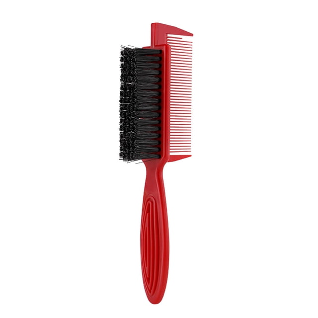 Shisuyan Hairbrush Cleaner Portable Hairdressing Comb Red Nylon 1Set 6.1x1.7in