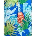thumbnail image 7 of Stylore Womens Hawaiian Shirt Short Sleeve Blouse Tropical Royal Blue 3XL, 7 of 7