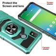 thumbnail image 2 of SPY CASE for Samsung Galaxy A14 5G Case w/Tempered Glass Screen Protector Ring Kickstand Car Mount Kickstand Shockproof Hard Phone Case - Teal, 2 of 2