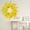 19.6in, variant on Artificial Forsythia Wreath - 17-22 Inch Yellow Spring Flower Wreath for Front Door, Wall Decor, Indoor Outdoor Home Decor
