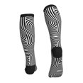 thumbnail image 6 of Compression Socks For Women Men Rotational Motion Illusion Psychedelic Support Knee High Socks, 6 of 7