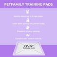 thumbnail image 3 of Petfamily Dog Training Pads, Puppy Pads, Super Absorbent, Lavender Scent, 23 in x 24 in, 50 Count, 3 of 10