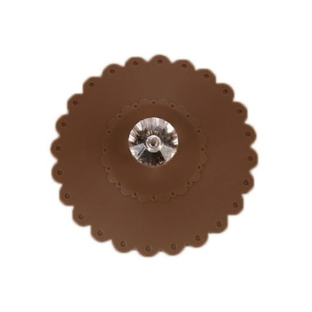 

UDAXB kitchen gadgets Diamond Silicone Leakproof Coffee Mug Suction Lid Cap Airtight Seal Cup Cover