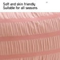 thumbnail image 4 of XIPYYKM Ruffled Elegant Bed Pillowslip Shams Soft Comfortable Exquisite Striped Pillowcases Envelope Closure Design for Children Pillows Cover Cute Pillows Shams Clearance Pillow Case, 4 of 6