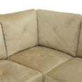 thumbnail image 3 of Star Home Living Corp Chris Microfiber Fabric Right Facing Sectional, 3 of 9