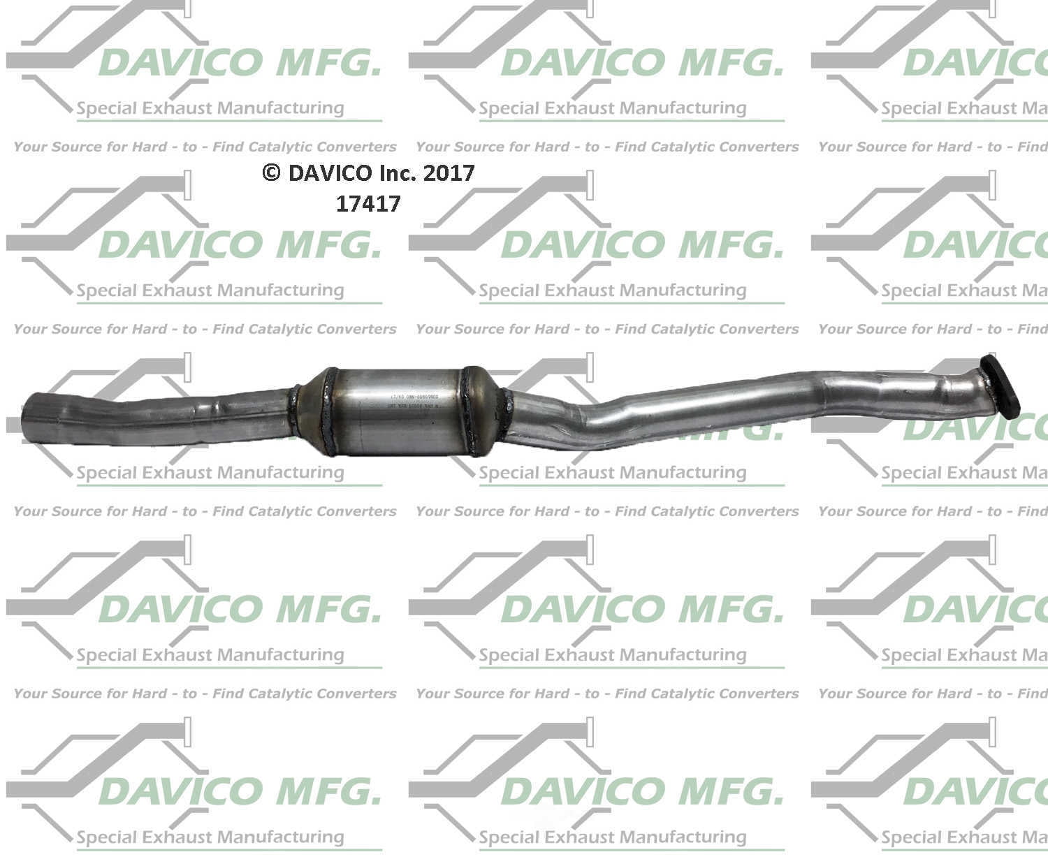 Davico Mfg 17417 Direct-Fit Catalytic Converter