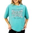 thumbnail image 4 of Womens Christian Easter Shirt  Faith Based Spring Religious Shirt Seafoam Shirt Adult Medium, 4 of 7