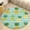 style-4, variant on Lunarable Pineapple Floral Medallion Round Rug - Small Round Area Rug, Soft Non-Slip Machine Washable Bedroom Mat Indoor Accent Entry Carpet for Office Desk Dorm Hallway