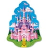 Party Central Club Pack of 12 Pink and Purple Fairytale Princess Castle Birthday Party Wall Decors