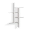 thumbnail image 3 of Danya B. Cantilever Cubby Decorative Modern Wall Mount Shelf – Horizontal or Vertical (White), 3 of 6