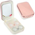 thumbnail image 1 of Two Packs Contact Lens Care Vision Care Nobleness Cute Contact Lens Cases Contact Lens Set Contact Lens kit Set Colored Contact Lenses for Women (Rose Gold), 1 of 8
