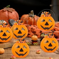 Diceymbol Halloween Candy Jars, 6-Pack Mini Cauldron Pots for Party Decor and Treats, 2.76-Inch