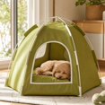 thumbnail image 6 of Dog Cat Pet Tent Foldable Cozy Dachshund Tent House Cat Bed Cave Canopy,Portable Foldable Pet Cave Bed, Breathable Mesh Window, Removable Washable Tent for Indoor Outdoor, 6 of 6