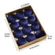 thumbnail image 3 of Adornos navideños, adornos navideños, regalos navideños, 12 bolas navideñas de terciopelo flocadas, adornos navideños de plástico, adornos colgantes decorativos navideños, decoración para árbol de Nav, 3 of 7